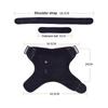 Adjustable Electric Heat Therapy Shoulder Brace Dislocated Shoulder Rehabilitation Injury Pain Wrap Back Support Belt