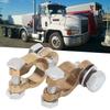 2PCS Alloy Battery Terminal Connectors Brass Positive Negative Terminals Top Post Connectors  Boat