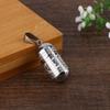 Retro Buddhist Six-Character Mantra Necklace Pendant For Men Ethnic Style Pendant Necklace Memorial Lucky Jewelry
