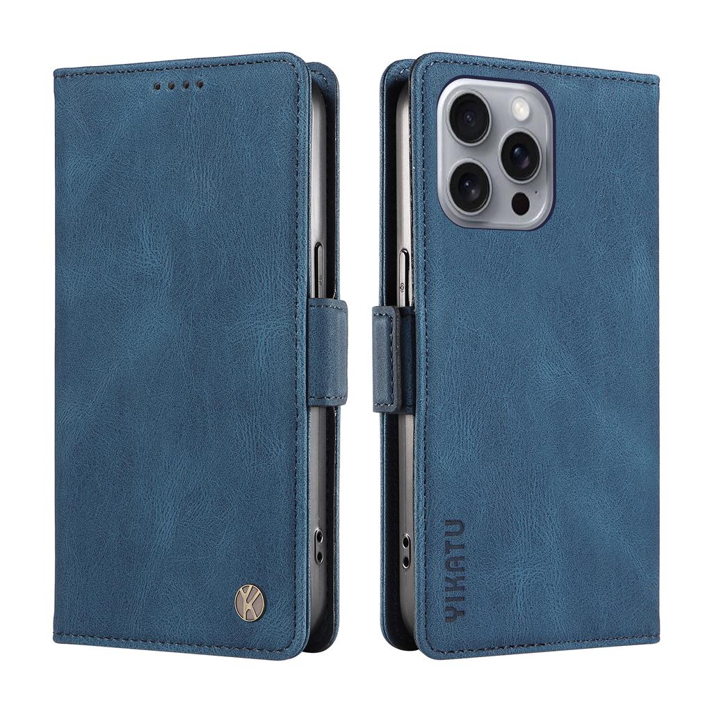 Чехол-кошелек из нубуковой искусственной кожи с отделениями для карт и боковой пряжкой для iPhone XS,XR,XS Max,SE,iPhone 7,8,7Plus,11,11Pro,11Pro,12,13,14,15,16...