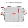 Anti Heat Car Sunshade Magnetic Snow Cover Block Cover Sun Shade Protector  Winter Season
