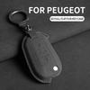 Чехол-оболочка из замши для складного автомобильного ключа Peugeot 208 308 408 508 2008 3008 4008 5008 для Citroen C3 C4 CACTUS C6 C8 Аксессуары