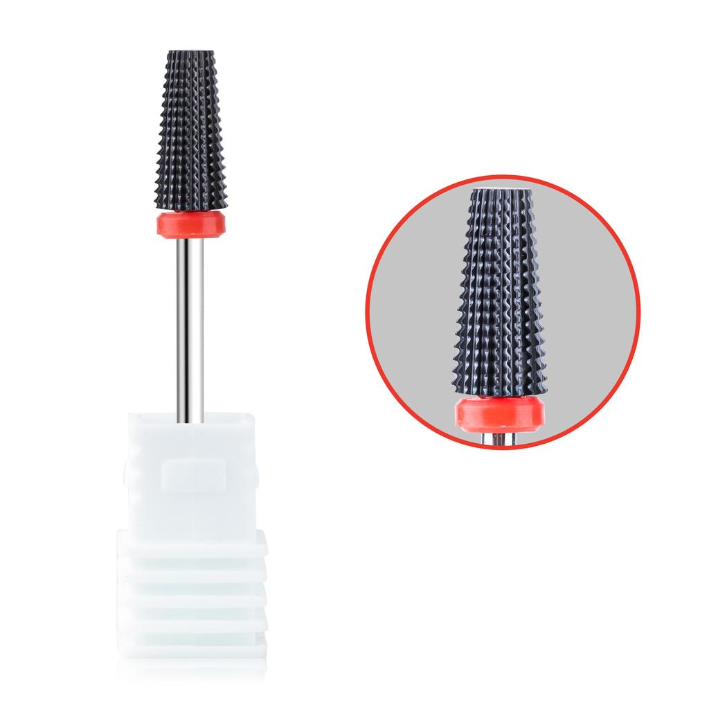 Керамическая фреза, маникюрные сверла для ногтей, электрические пилочки для ногтей, розовые, синие, шлифовальные насадки, фрезы, резак, аксессуары для заусенцев