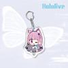 Аниме игры Hololive акриловый брелок металлическое кольцо автомобильная сумка украшение для ключей аксессуар подарок аниме подарки кулон