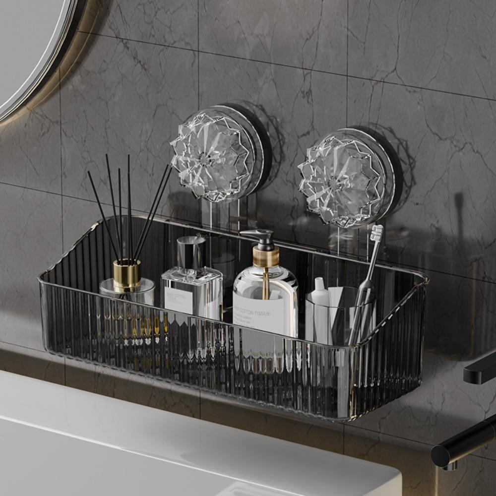 Безпробивная присоска, устойчивая полка, сливная корзина, практичная полка для хранения, туалет