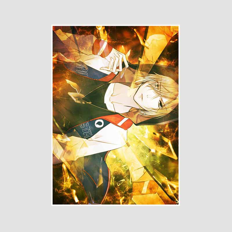 Vintage Sports Anime Yuri On Ice Posters and Prints White Paper Poster Wall Art Painting Home Decor Room Bar Decoration Pictures Interior Mural