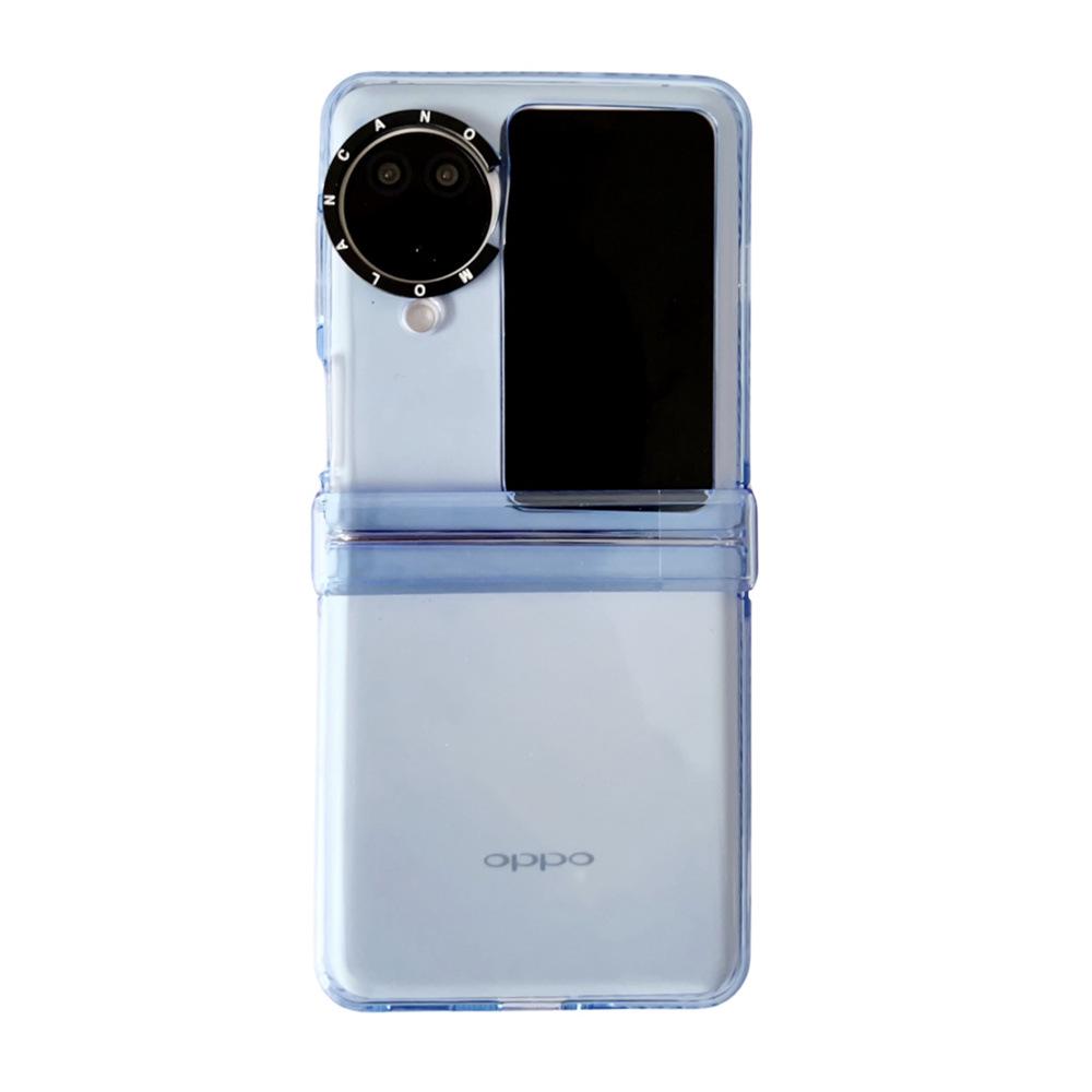 Креативный складной чехол для телефона OPPO N2-N3 Flip Hinge - прозрачный защитный чехол для мужчин и женщин