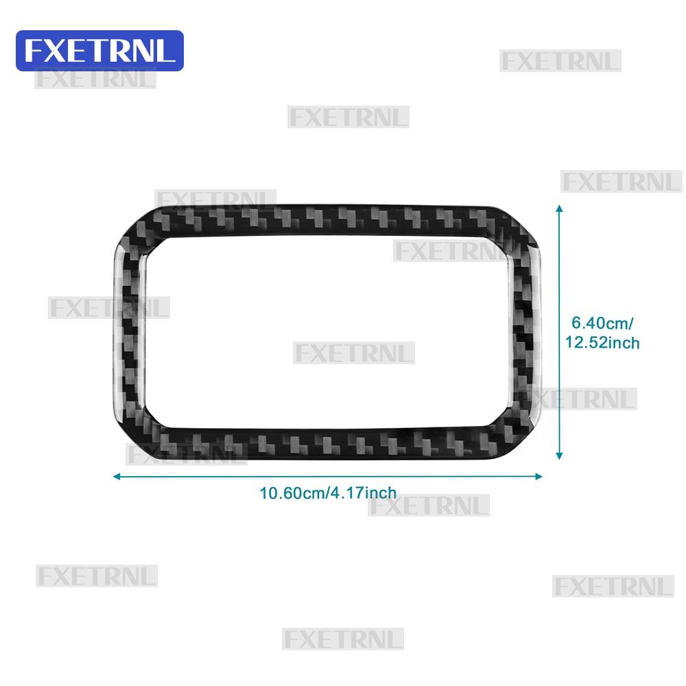 Real Soft Carbon Fiber For Dacia Duster 3 2024 2025 2026 2027 Bigster 2025 2026 2027 Car Center Console Storage Box Frame Trim
