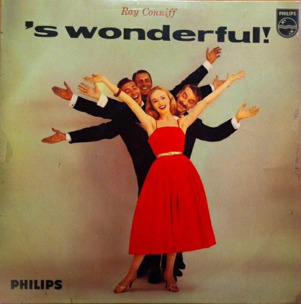 10-дюймовая пластинка RAY CONNIFF S Wonderful BBR8118 Philips 1956 UK Jazz Б/у