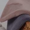 26*15.5cm Plush Insulation Cap Multicolors Cycling Running Hat Sweat Wicking  Outdoor Cycling
