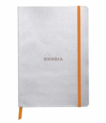 Rhodia Мягкая обложка 160 Горизонтальный Слоновая кость Итальянская искусственная кожа PEFC RHODIA cf117401 Блокнот, Rhodiarama, Блокнот, A5, Страницы, В линейку, Бумага, 90 г/м²,