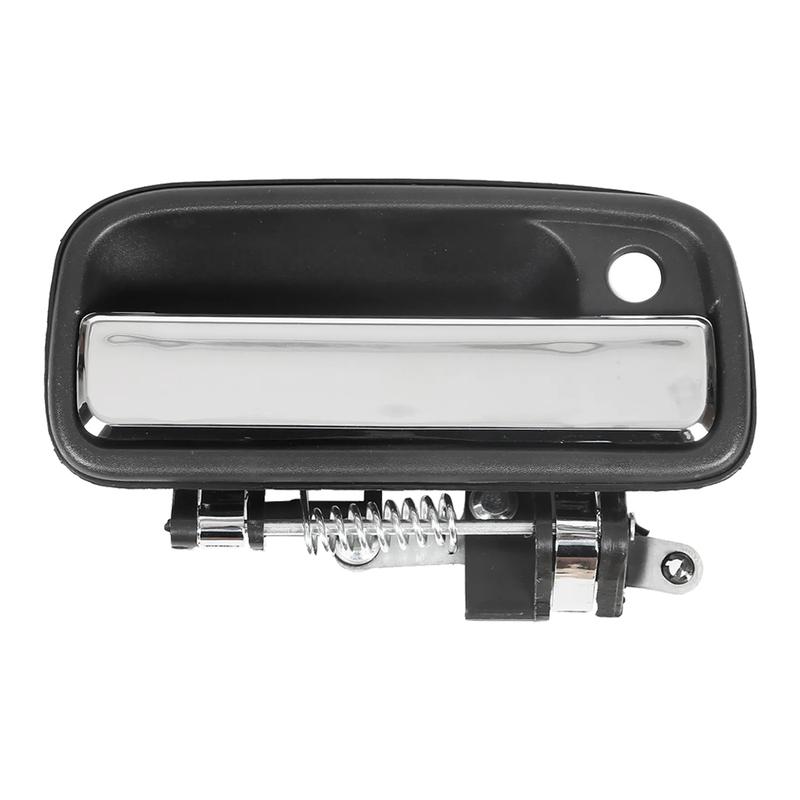 Car Front Left & Right Exterior Door Handle 69220-35020 69210-35020 Fit For Toyota Tacoma 1995-2004 Black Body With Silver Lever