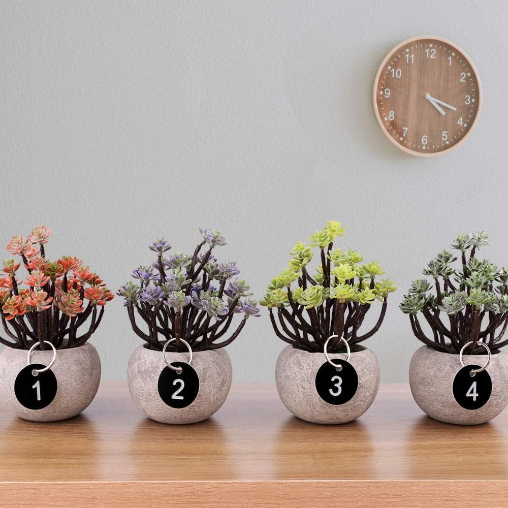 20 шт. черных номерных бирок 1-20 пронумерованные брелки для шкафчиков в доме учителя офис