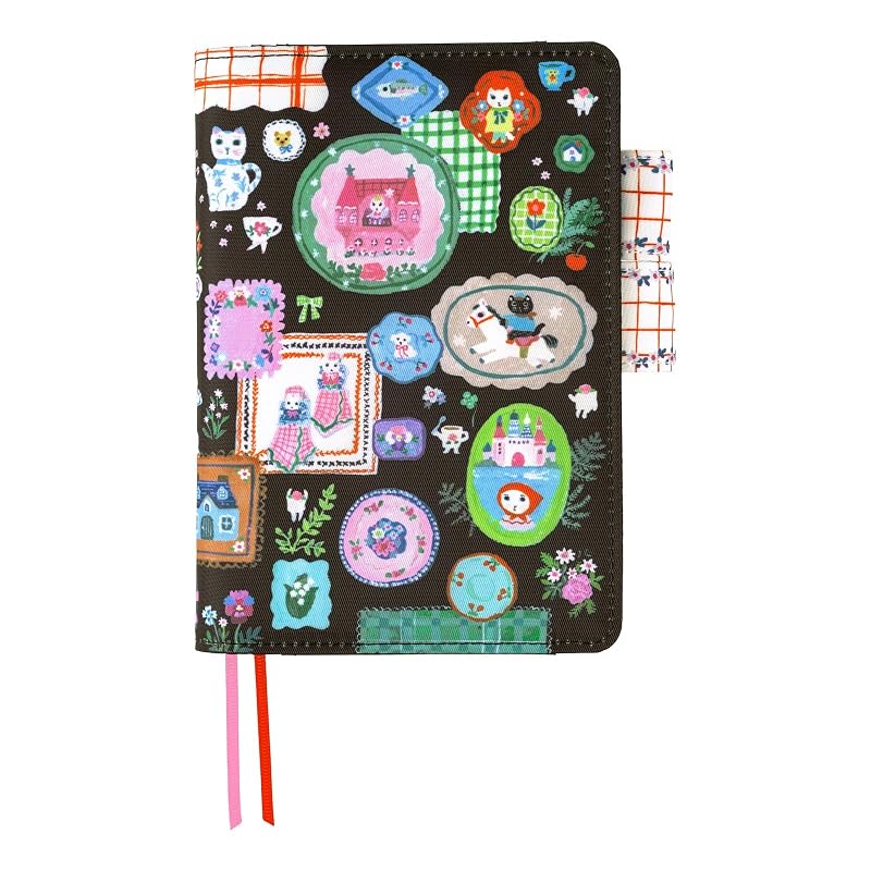 Hobonichi Techo Original (A6) Обложка для планера: Юми Китагиси / Декорация стола «Белый кот»