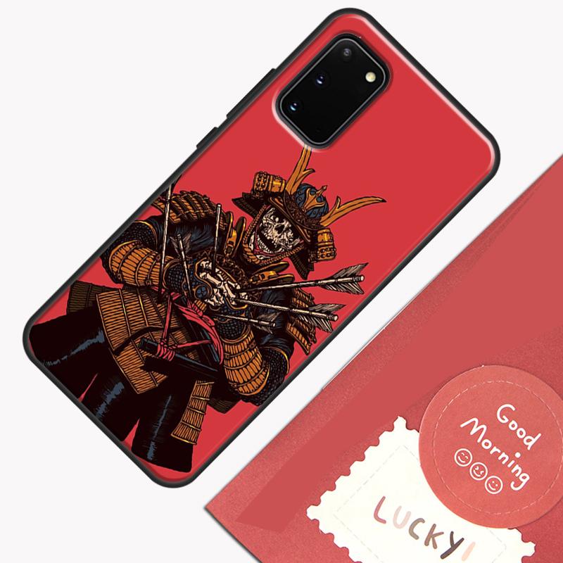 Японский воин-самурай Чехол для телефона для Samsung Galaxy S23 S26 Ultra S20 S21 S22 S24 S25 Plus S10 S25 FE Защитный корпус