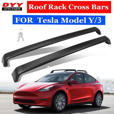 Поперечные дуги багажника на крышу для Tesla Model 3 и Y с замком