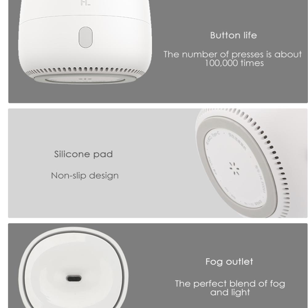 Xiaomi Youpin HL портативный USB мини-воздушный ароматерапевтический диффузор-увлажнитель тихий ароматизатор тумана 7 светлых цветов для домашнего офиса