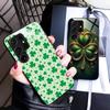 Чехол для мобильного телефона на День Святого Патрика для Samsung Galaxy A56 55 54 53 52 51 36 35 34 23 16 15 5G Стеклянный Цветной Чехол Смартфон