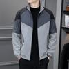 Men's Thin Business Jacket with Stand Up Collar Jacket
