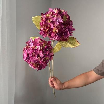 Handmade Craft Artificial Flower Cloth Festival Party Supplies Fake Flowers 65cm Length Bridal Bouquet Wedding Party Decortion
