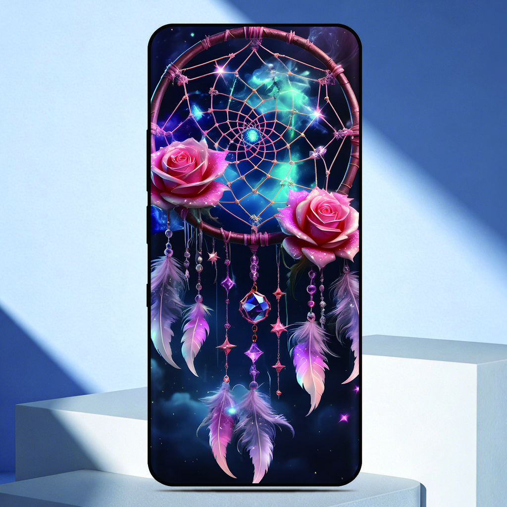 Rose Dream Catcher Phone Case For Motorola Moto G86 Power 5G Painted Back Cover For Moto G75 TPU Soft Fundas Customized Photo