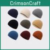 Unisex Fashionable Cotton Knit Hat Soft Round Top Beanie For Cold Seasons