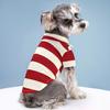 Жилет для домашних животных, полосатая футболка для собак контрастного цвета, мягкая дышащая летняя одежда для собак для бишон-пуделя, чихуахуа