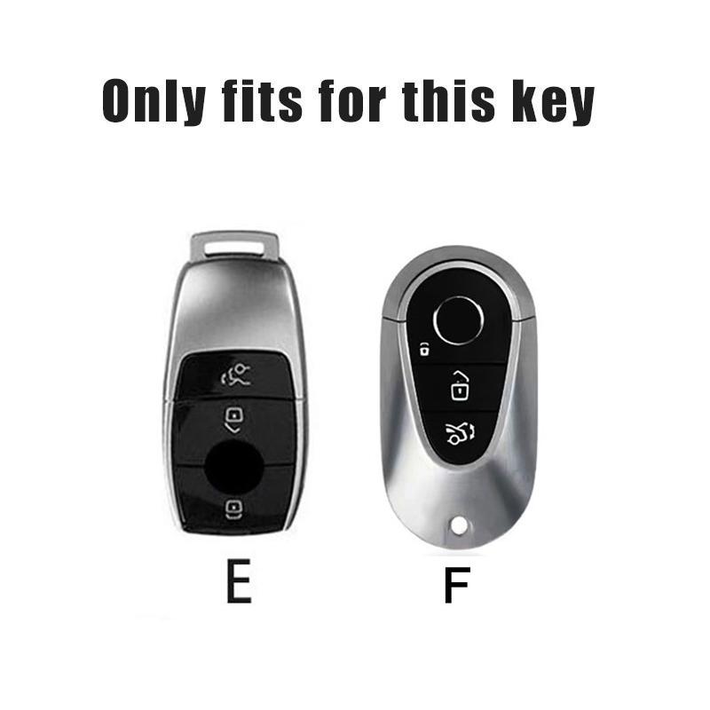 ZJH5 Metal Car Smart Remote Key Case Cover For Mercedes Benz W205 W206 W204 W213W177 W223 W247 GLC GLA CLA GLB GLS Key Protect Shell