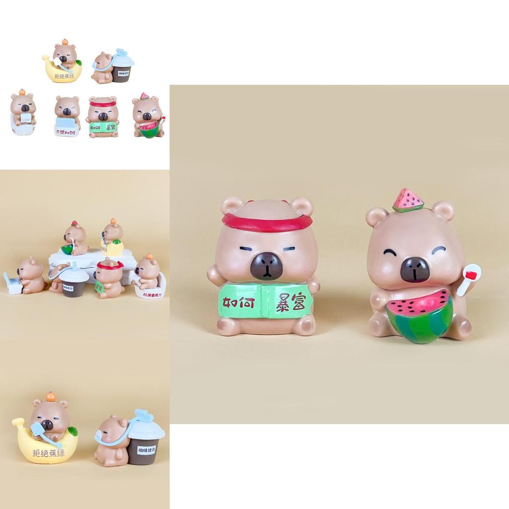 Капибара Blind Box Коллекционная фигурка из ПВХ для фанатов аниме