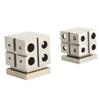 2 Size Steel Dapping Block for Jewelry Shaping Watch Repair Tool Square Die Doming Forming Block for Hobbyists Jewelers