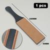 Genuine Leather Straight Razor Folding Knife Sharpening Shave Sharpener Sharpening Belt Polishing Leather and Polishing Paste
