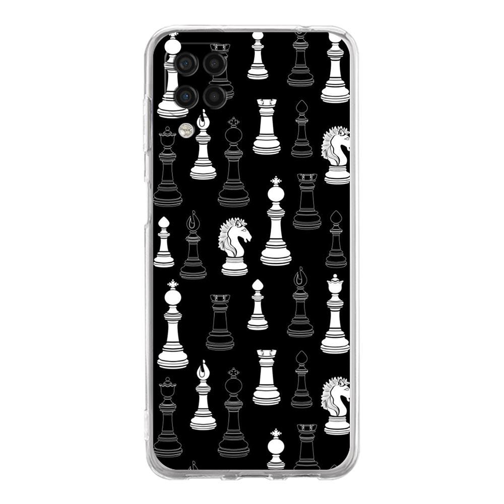 Чехол для телефона Samsung Galaxy A13 A33 A35 A55 A73 A53 A23 A51 A71 A21S A72 A31 A41 A05s A03S A15 A25 5G Чехол шахматная доска искусство