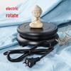 Automatic Rotating Wooden Base for Carved Treasures and Ornaments