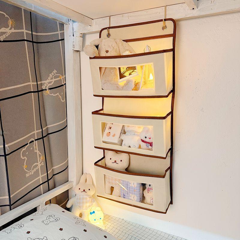 Крючок для кровати в общежитии, подвесная сумка для хранения, без сверления, органайзер под кроватью, прикроватная полка для спальни, для студенческого общежития, домашнего использования