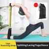 1 Set Yoga Stretching Strap Adjustable Highly Elastic Wear-resistant Flexible Wide ApplicationLeg Stretcher Fitness Equipment