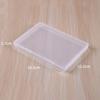 Container Case Rectangular Plastic Clear Storage Box Eco-friendly    Jewelry Container Case