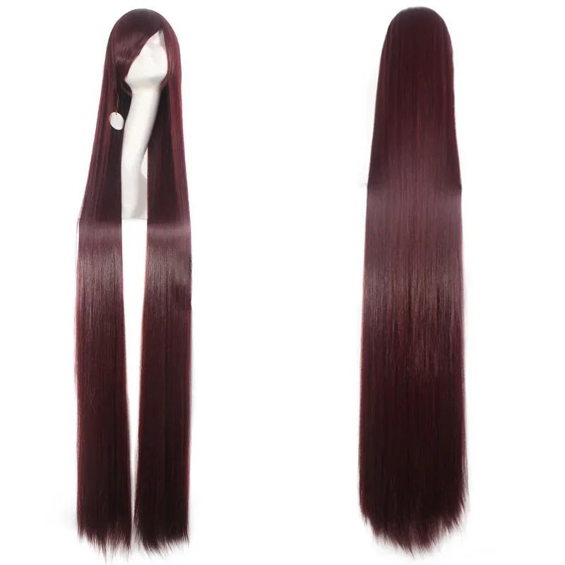 Long Straight Synthetic Wig Women Universal Cartoon Cosplay Wig Anime Costume Party Heat Resistant Hair Wigs