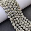 Natural Matt Dalmatian Jasper, Smooth Dalmatian Stone Beads, Black Spotted Dot, Dot Spot Healing Jewelry Making Beads, 6mm 8mm 10mm Size.