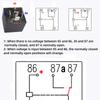 5Pcs Automotive Relay 12V or 24V 5Pin 40A Car Relay with Black Red Copper Terminal Auto Relay Socket SPDT Harness Cable