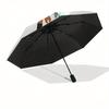 Pippi Longstocking Automatic Opening and Closing Umbrella, Compact Travel Umbrella, Lightweight and Portable, Suitable for Beach Commuting B