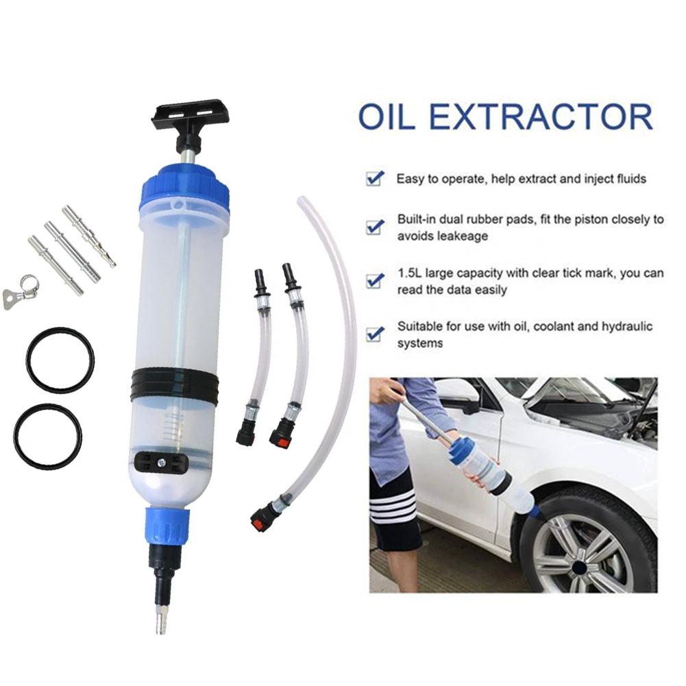 Car Fuel Extraction Pump Manual Oil Extractor Pump 1500cc Fuel Transfer Tool For Brake Fluid Lubrication Car Maintenance To N8g3