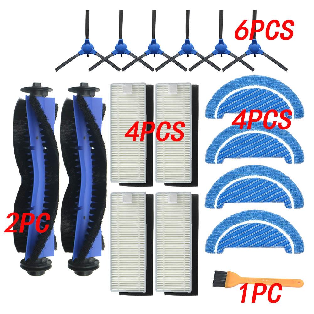 Основная щетка, боковая щетка, швабра, Hepa-фильтр для роботизированного пылесоса Cecotec Conga 1790 Ultra, запасные части