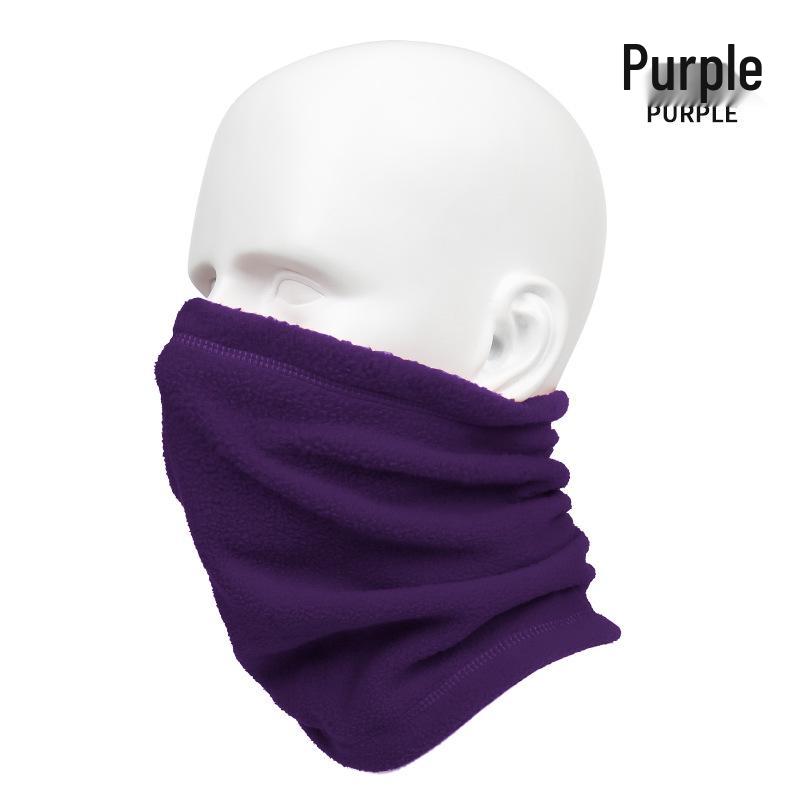 Windproof Fleece Neck Gaiter: Multifunctional Warm Face Mask for Outdoor Sports
