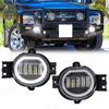 Для Dodge Ram 1500 2002-2008 2500/3500 2003-2009 Durango Truck 2004-2006 Светодиодные противотуманные фары с ангельскими глазами Водонепроницаемые 12В