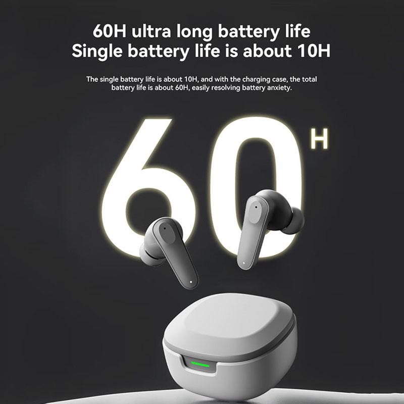 Беспроводные наушники с функцией шумоподавления ENC, внутриканальная гарнитура, Hi-Fi стерео музыка с HD-микрофоном, водонепроницаемые наушники с низкой задержкой