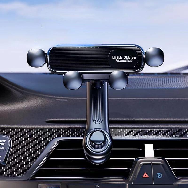 Car Air Vents Clip Mount Stand Extension Rod 360° Rotatable Gravity Car Phone Holder In Smartphone Holder Bracket GPS Support
