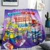 1PC Superthings Battle Custom Name Patterned Flannel Blanket Suitable For All Seasons For Home Decor Warmth And Comfort Gifts Holiday Present