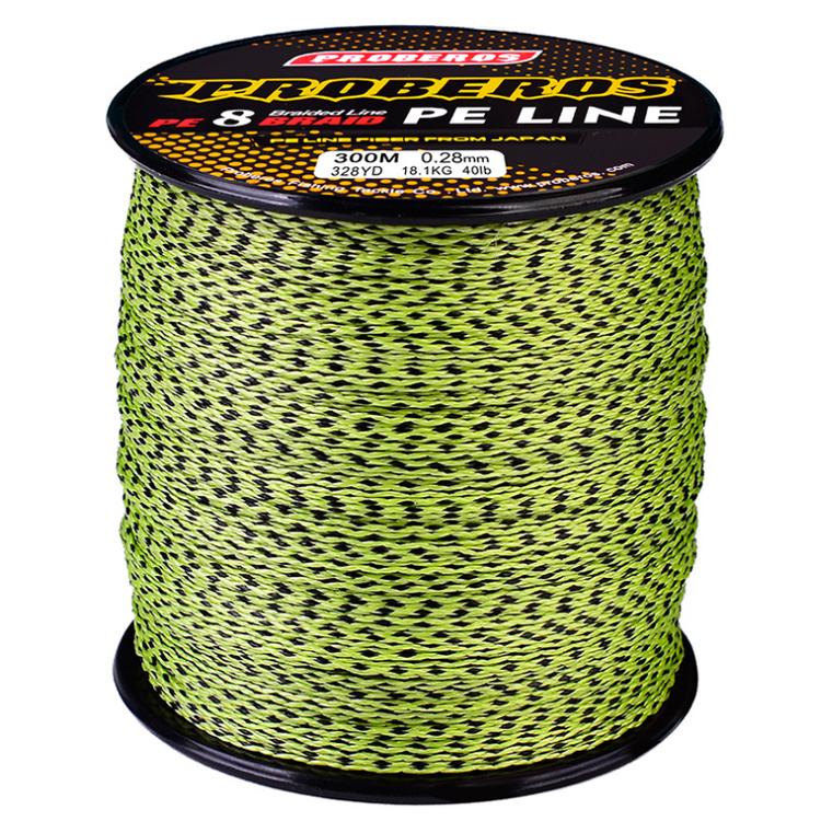 Proberos rainbow Saltwater Fishing Gear for Sale 8 Strands300M PE Braided Fishing Line