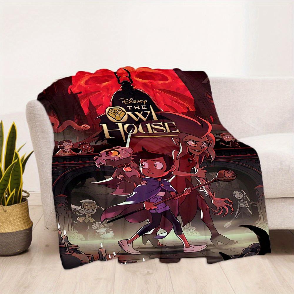 1 шт., Плед Disney «Дом Совы» для Всех Сезонов, Для Гостиной, Путешествий, Кемпинга, Автомобиля