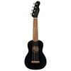 Fender Venice Soprano Ukulele, Walnut Fingerboard, Black, Includes Soft Case